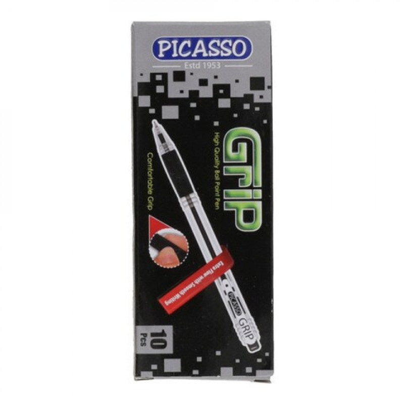 PICASSO GRIP BALL PEN BLACK